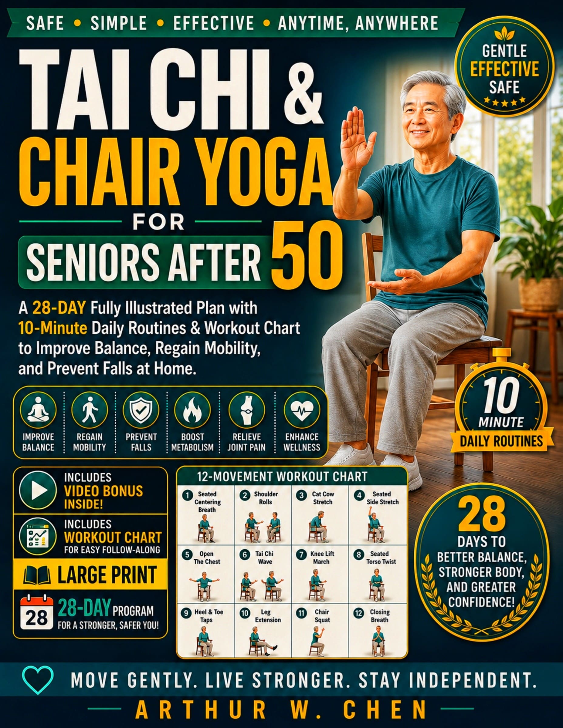Tai Chi & Chair Yoga for Seniors After 50