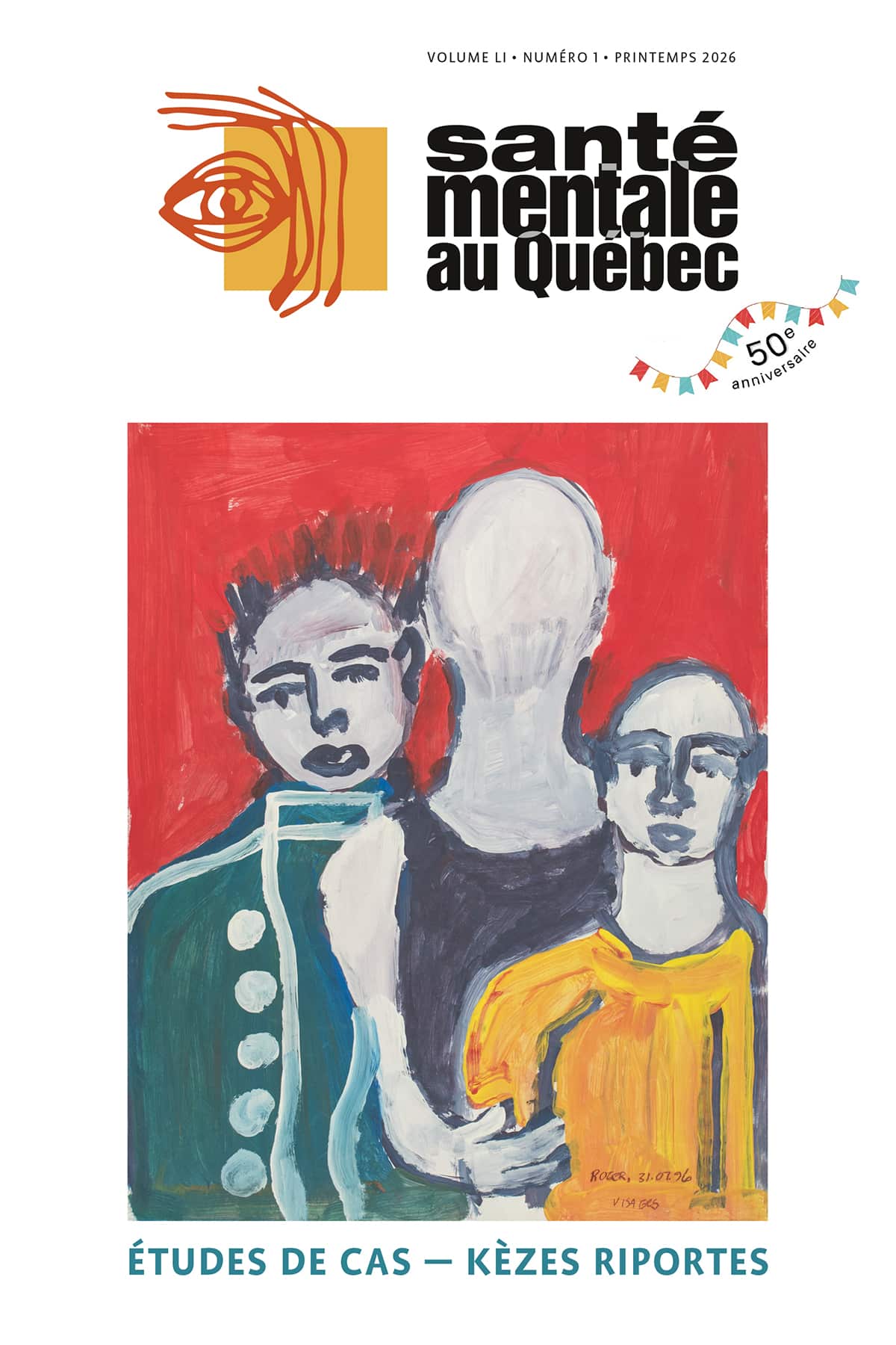 Santé mentale au Québec. Vol. 51 No. 1, Printemps 2026